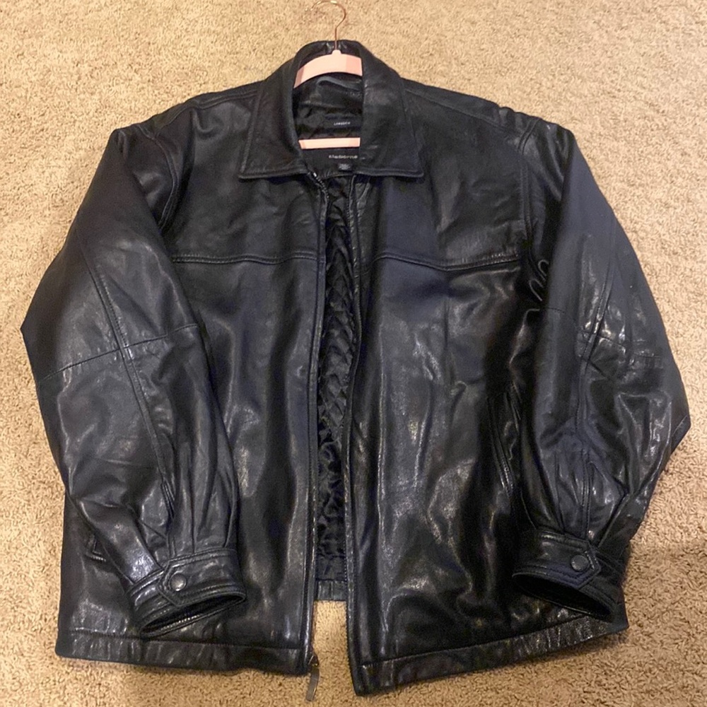 vintage lambskin leather jacket